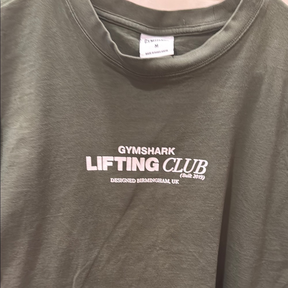 Gymshark Olive Green Lifting Club T-Shirt